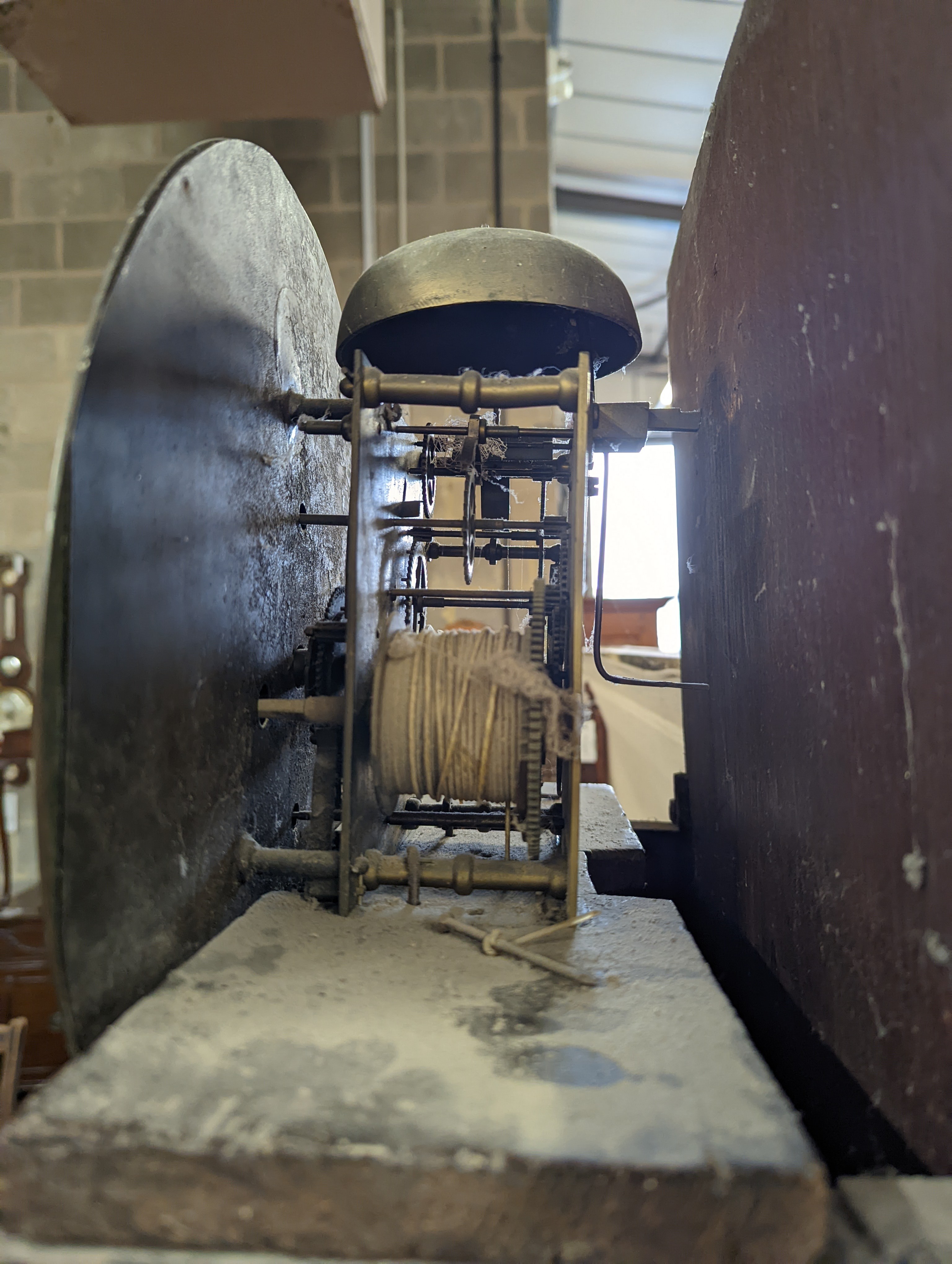 An early 19th century mahogany cased eight day longcase clock by D. Jones, Merthyr, height 211cm